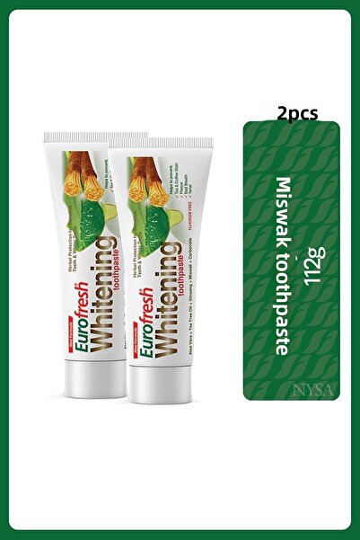 Farmasi معجون أسنان فارماسي يوروفريش للتبييض بالصبار 112 جم، مجموعة مكونة من ...