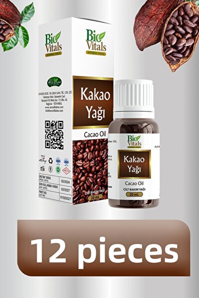 Bio Vitals 20 مل زبدة الكاكاو - علبة 12 قطعة