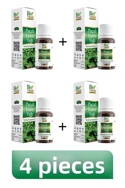 Bio Vitals 20 ml 4 PCS Patchouli Essence Oil