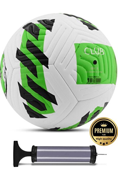 ByKurt كرة قدم من AstroTurf باللون الأخضر، مضخة طلاء TPU متينة، هدية رقم: 5