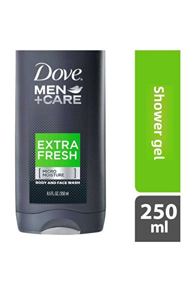 Dove Gel de duș special pentru bărbați Extra Fresh, pentru față și corp, 250 ml