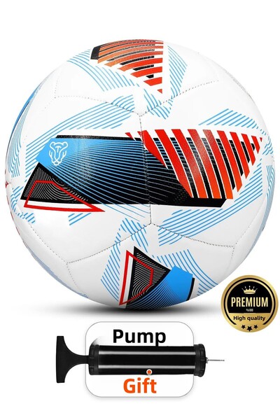 Soft Kare كرة القدم الرسمية رقم 5 ذات الأرضية الصلبة Astroturf Red