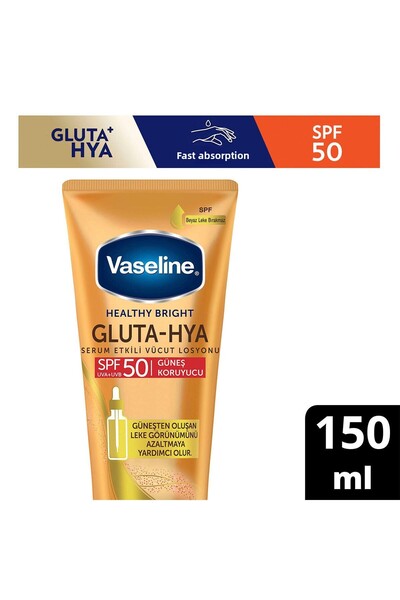 Vaseline Gluta-Hya Serum Effective Body Lotion Sunscreen 150 ml