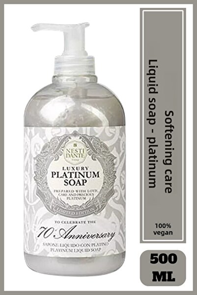 Nesti Dante صابون سائل فاخر من البلاتين 500 مل مرطب ومغذي |   بلاتينيوم
