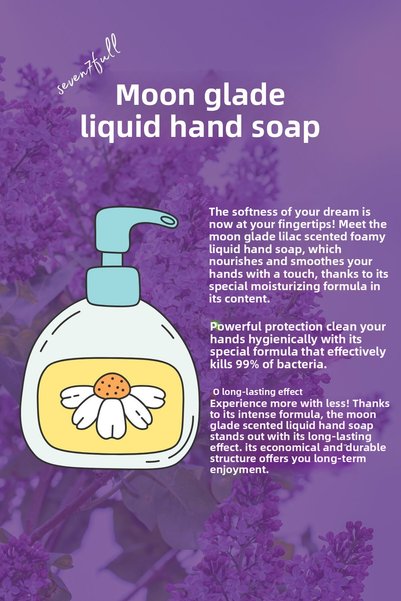 Seven7full Moon Glade Liquid Hand Soap 350 Ml x 4 Pack 1400 Ml