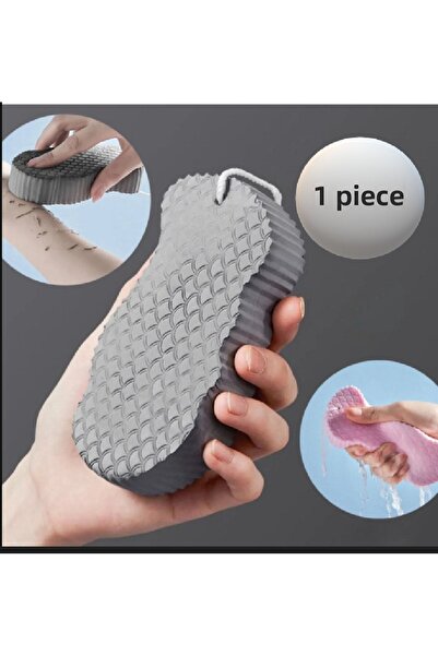 Hayveys home إسفنجة تنظيف بشرة الجسم، ليفة قابلة للتعليق مع تأثير تقشير