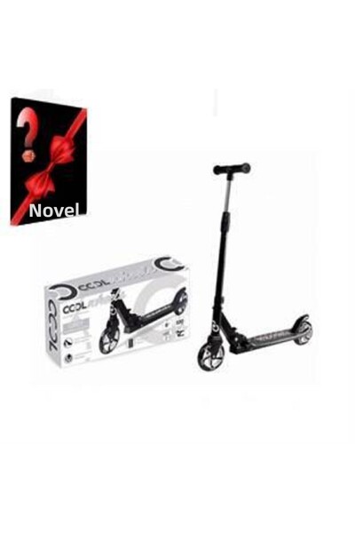 Furkan Cool Wheels Metal 2-Wheel Foldable Scooter 8+years Grey-black