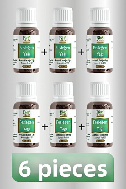 Bio Vitals زيت الريحان 20 مل 6 قطع