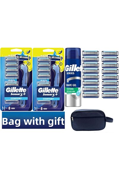 Gillette Aparat de ras Sensor3 Plus Comfort 2 +16 lame de ras de schimb + 200...