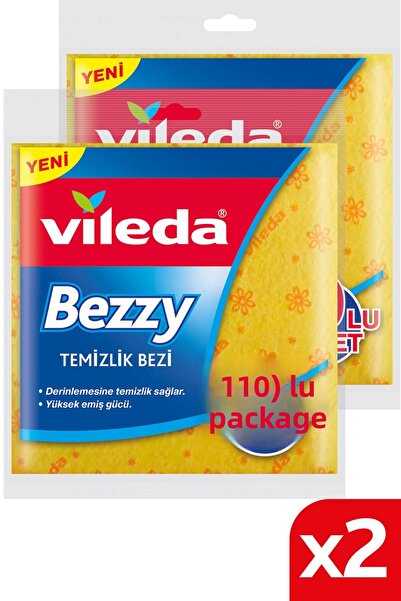 Vileda 2 Pack of 10 Bezzy Kitchen Diapers