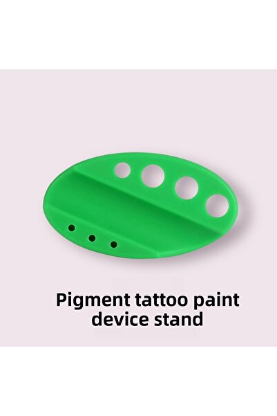 Lush Studio حامل سيليكون أخضر - وعاء طلاء للمكياج