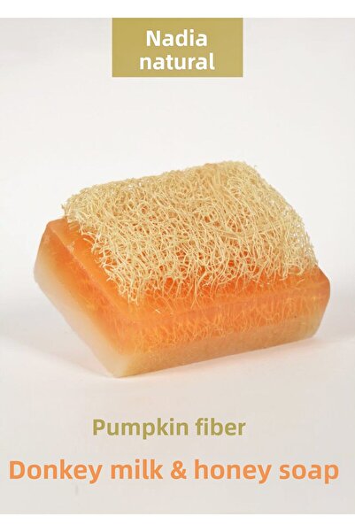 NADİA NATURAL اليقطين الطبيعي - صابون ألياف الحمار والعسل