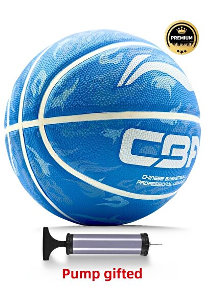 İMVULA Minge de baschet Linik de calitate profesională, mărimea 5, cu pompă ca cadou