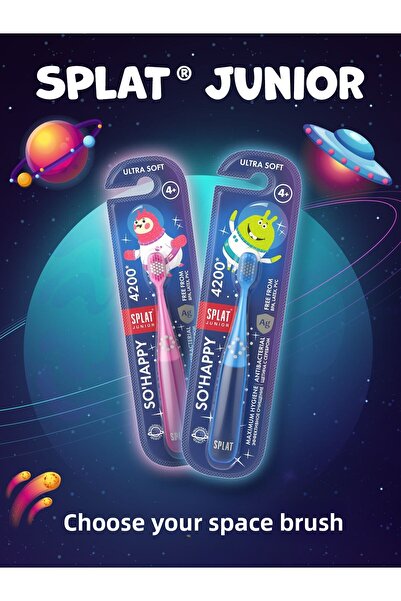 Splat رأس جونيور سو هابي 5 سنوات من العمر، شعيرات ناعمة خاصة لأسنان الحليب