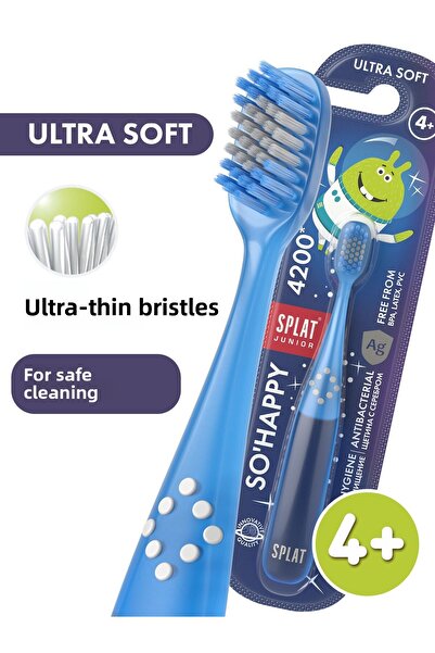 Splat Junior so Happy 5 Years Old Soft Soft Bristles Special Head for Deciduo...