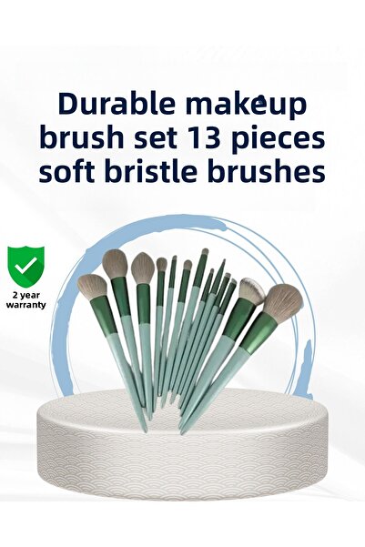 Clevora مجموعة فرش مكياج مكونة من 13 قطعة ذات شعيرات من الألياف مناسبة للاستخدام الاحترافي