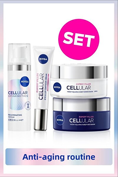 NIVEA Cellular Epigenetics Rejuvenating Anti-Aging Serum 30ml, Eye Cream, Day...