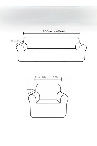 probak - Brick Pattern Sofa Cover Elastic Non-Slip 3311 Set Sofa Bed Sofa Cover 1 Piece