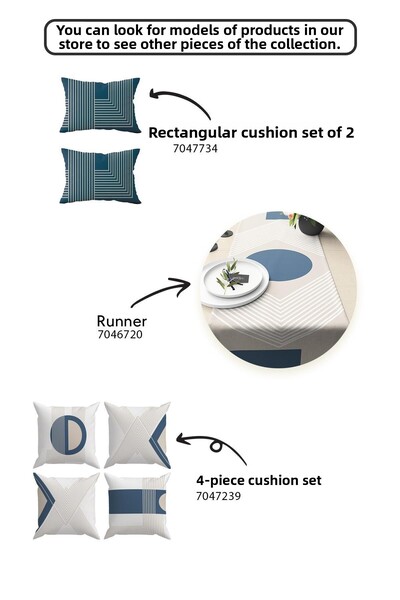 Evdek 2-Piece Rectangular Throw Pillow Cover - Double Sided Kl24