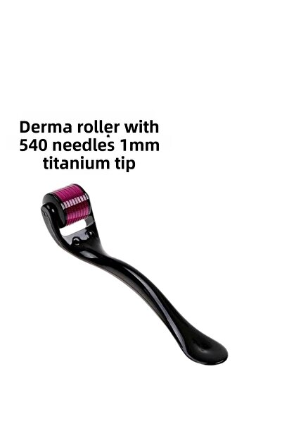 Clevora أداة العناية بالبشرة المنزلية ذات الإبر الدقيقة - بكرة تيتانيوم 1 مم
