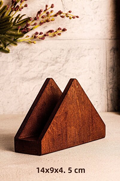 Snippy Zaro - Wooden Napkin Holder Desktop Napkin Organizer