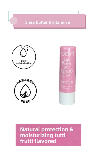 VANCL كريم مرطب للعناية بالشفاه للأطفال - مرطب شفاه بنكهة توتي فروتي - زبدة ا...