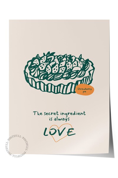 Postifull Αφίσα τοίχου με θέμα την κουζίνα και το δείπνο, αστική αφίσα χωρίς ...