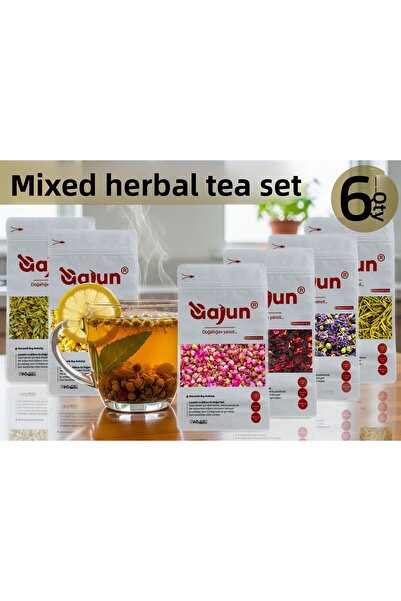 gajun Mixed Herbal Tea Set 6 Pieces