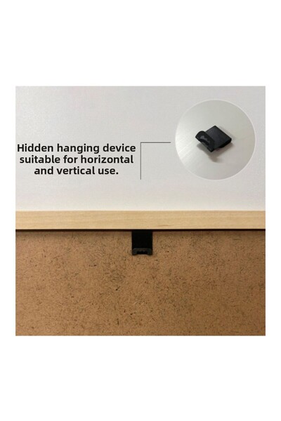 PRİNTOPİA DESİGN Black Wooden Decorative Frame 15X21Cm