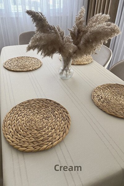 Ypc كولبر مفرش طاولة مخطط بدون مشاكل 150x210 سم