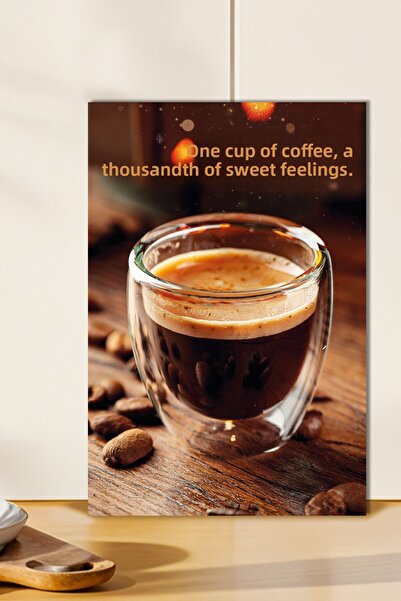 Zevahir Mobilya Dekorasyon 1 bucată Pictură MDF cu aspect de lemn, cu textul:...