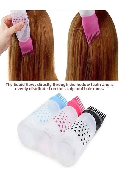 Kiesa Aparat practic pentru vopsirea părului, flacon pentru aplicarea uleiulu...