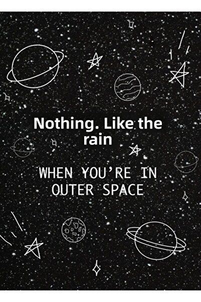 Universal 5sos 5 Seconds Of Summer Outer Space Tablou cu versuri în stil dood...