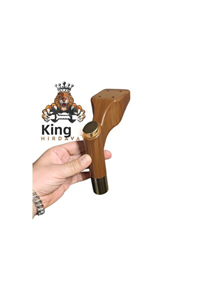 KRAL HIRDAVAT PIEȚĂ PENTRU SEAT, PIEȚĂ PENTRU CANAPĂ, PIEȚĂ PENTRU BAZĂ, Picioare LOFT de 16 cm, maro auriu