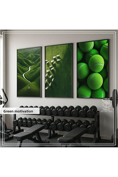 Tablomtr Pictură din 3 piese din sticlă reală cu cadru metalic imprimat digit...