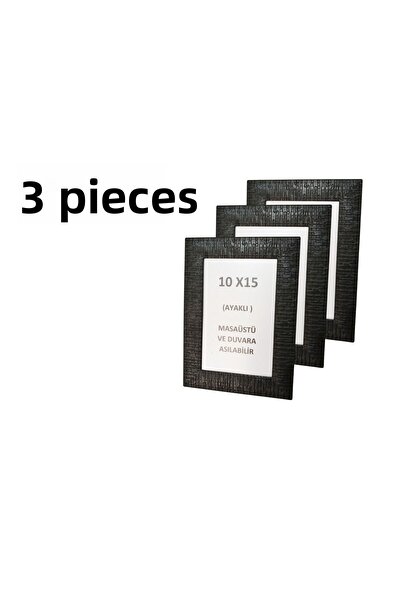 CAM Set de rame foto cu 3 rame pentru fotografii de 10x15cm