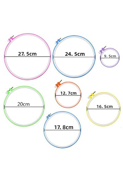 balım hobi evi بكرة بلاستيك ملونة مقاس 6