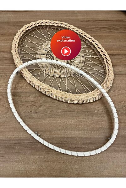 Petek Rattan Ellipse (Oval) Rattan Tray Mold – Pla Material – with Video – No...