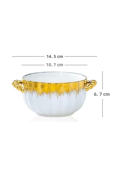 ACAR وعاء La Pure Gold - 10.7 سم