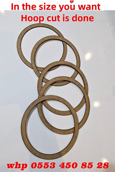 ÇUKUROVA ÜTÜ MDF brut fără șuruburi, diametru de 26 cm, set de 5 scripete, pr...