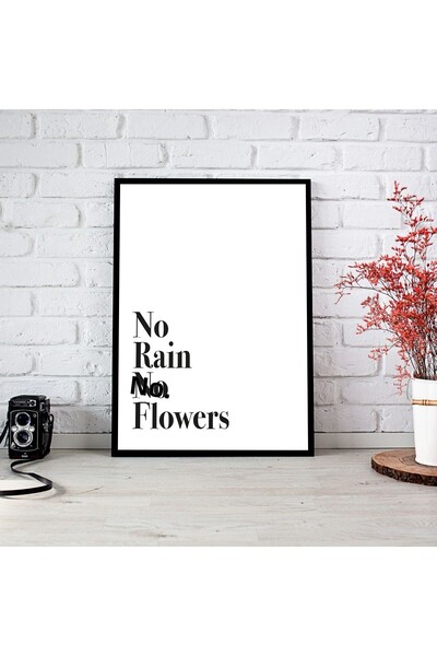 woodsia Tablou cu poster din lemn MDF cu aspect de cadru dintr-o bucată YZ TE...