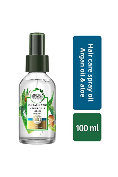 Herbal Essences زيت الأرغان وزيت الألوة للعناية بالشعر 100 مل