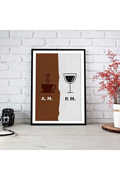 woodsia Tablou cu poster din lemn MDF cu aspect de cadru dintr-o singură buca...