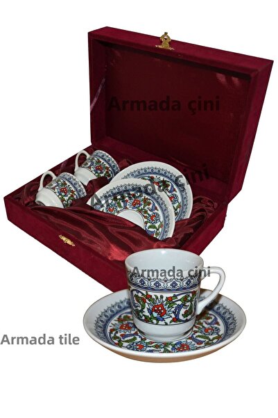 Armada Çini طقم أكواب بورسلين مكون من قطعتين من Armada Cini Ar 262