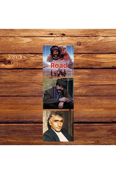 hazalshop Δρόμος Tarık Akan Yilmaz South Triple Retro Ξύλινη αφίσα