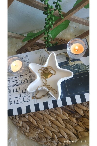 evdeki atölyem Πιάτο κοσμημάτων αστέρι, πιάτο παρουσίασης