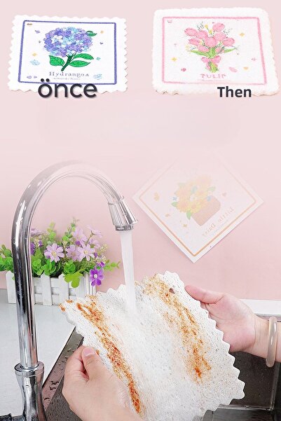 ARVALE 6 قطع من قماش الإسفنج السحري المتفجر - أداء تنظيف مدمج وشامل في ثوانٍ