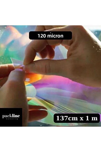 Packline Bukalemun Hologram Decorative Glass Film 137cm X 1 Meter