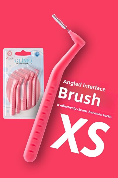 Glimo Precision Cleaning Brush, Gum Friendly and Anti-Plaque