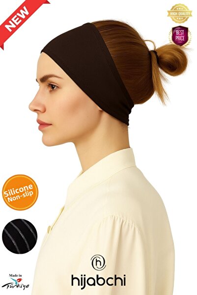 hijabchi Bandana din silicon Bone Tesettür - Lenjerie de corp - Maro amar